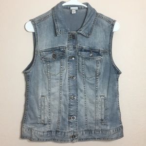 denim jacket vest